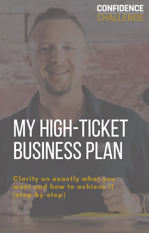 My High-Ticket Business Plan